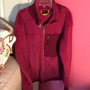 Dark pink mountain hardware